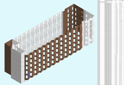 Rendering of the metal panels for Tahanan Supportive Housing in San Francisco.