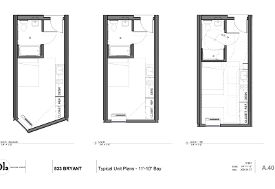 Modular unit plan for Tahanan Supportive Housing in San Francisco.