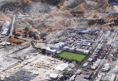 Rendered view of Midway Village Framework Plan in Daly City, Ca.