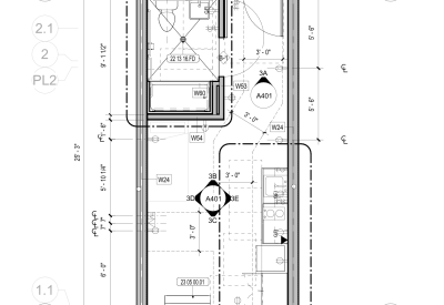 Diagram of a typical unit CD plan for Jazzie Collins in San Francisco.