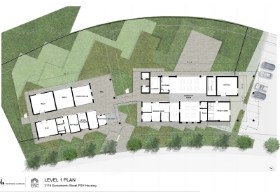 Site plan for Blue Oak Landing in Vallejo, California.