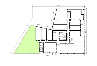 4-14 floor plan for 600 McAllister in San Francisco.