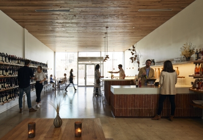 Interior of Golden Age Wine in Mountain Brook, AL.