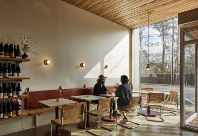 Interior of Golden Age Wine in Mountain Brook, AL.