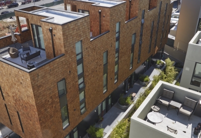 Aerial view of 300 Ivy in San Francisco, CA.
