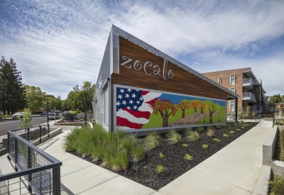 Veterans mural at Rocky Hill Veterans Housing in Vacaville, California.