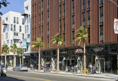 Exterior view of retail at 855 Brannan in San Francisco.