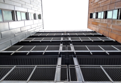 Exterior detail of 855 Brannan in San Francisco.
