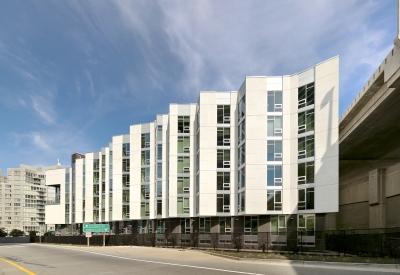 Exterior elevation of Rincon Green in San Francisco.