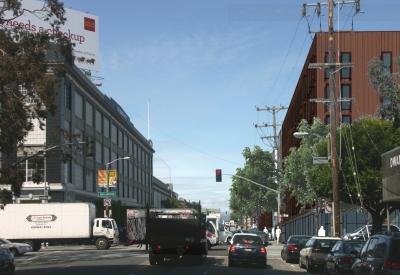 Rendering exterior of 855 Brannan in San Francisco.