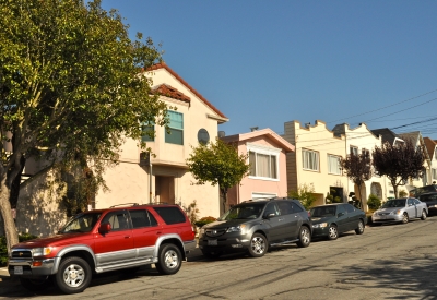 Exterior street view of Holloway Terrace in San Francisco.