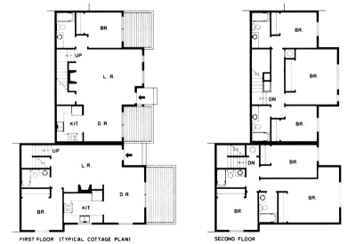 Cottage plans for Parkview Commons in San Francisco.