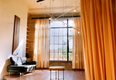 Interior view of the loft at 601 Fourth Street Lofts in San Francisco.