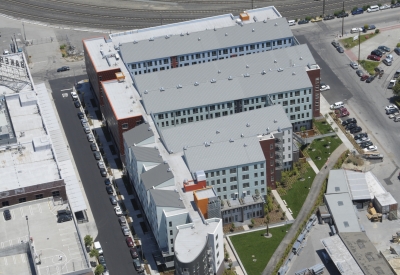 Bird's-eye view of 888 Seventh Street in San Francisco.