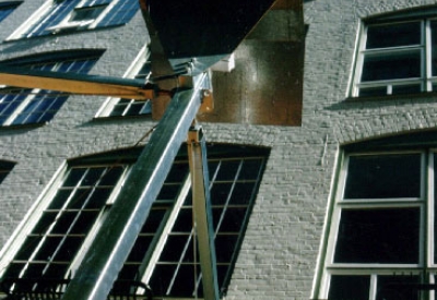 Exterior detail at 355 Bryant Lofts in San Francisco.