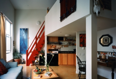 Interior of a unit at 18th & Arkansas/g2 Lofts in San Francisco.