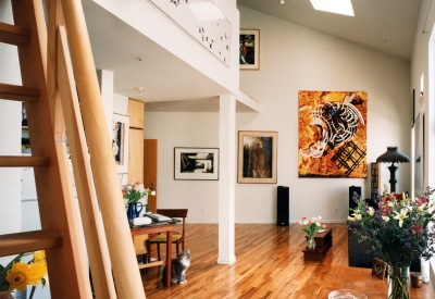 Loft interior at 18th & Arkansas/g2 Lofts in San Francisco.