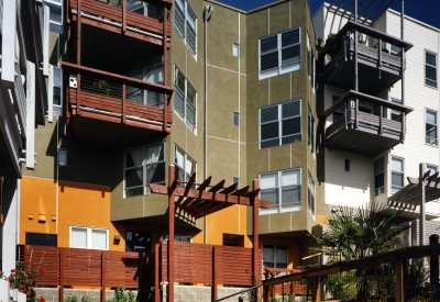 Courtyard at 18th & Arkansas/g2 Lofts in San Francisco.