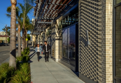 Retail spaces at Mason on Mariposa in San Francisco.