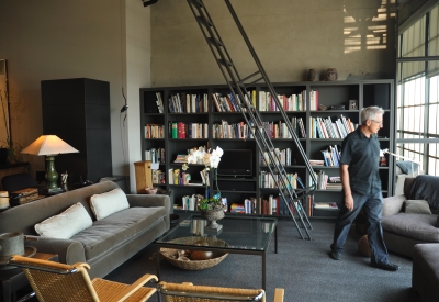 Penthouse-style loft unit at the Clock Tower Lofts in San Francisco.