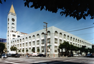 Exterior view of the Clock Tower Lofts in San Francisco.