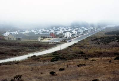 View of Moonridge Village in Santa Cruz, California from down the street.