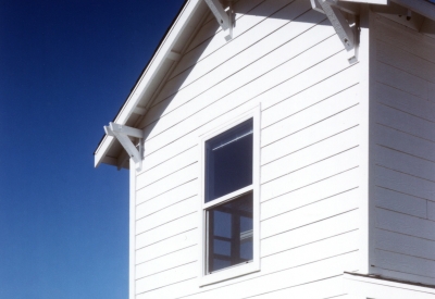 Detail of the townhouse at Moonridge Village in Santa Cruz, California.