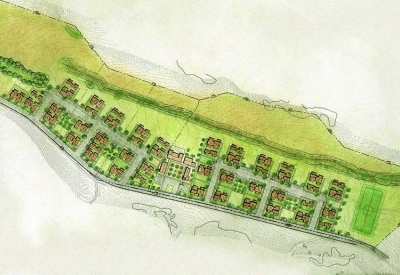 Site plan for Moonridge Village in Santa Cruz, California.