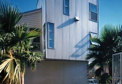 Smaller courtyard at Columbia Park in San Francisco. 