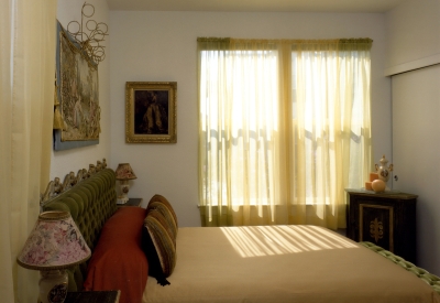 Residents bedroom at Oroysom Village in Fremont, California.