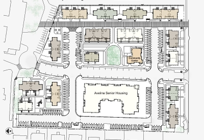 Site plan for Oroysom Village in Fremont, California.