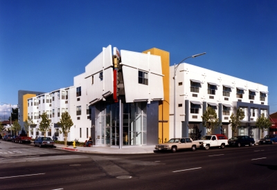 Exterior street view of Pensione Esperanza in San Jose, California.