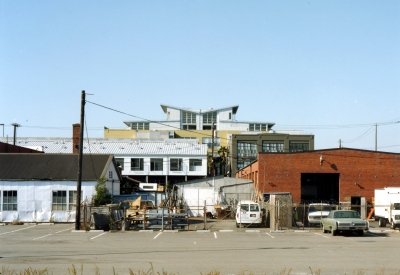 Industrial neighborhood near 1500 Park Avenue Lofts in Emeryville, California.