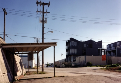 Exterior northeastern view of Indiana Industrial Lofts in San Francisco.