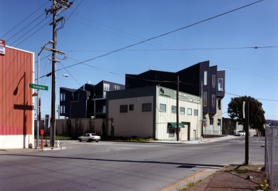 Northern view along Indiana Street of Indiana Industrial Lofts in San Francisco.