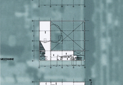 Level one and level two site plan for Frogdesign Studio in San Francisco. 