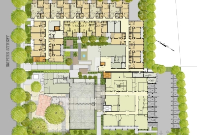 Site plan for Mabuhay Court in San Jose, Ca.