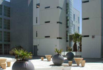 Courtyard at 8th & Howard/SOMA Studios in San Francisco, Ca.