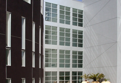 Courtyard at 8th & Howard/SOMA Studios in San Francisco, Ca.