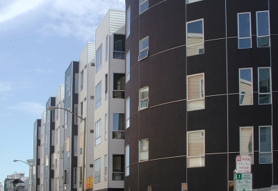 Exterior view of 8th & Howard/SOMA Studios in San Francisco, Ca.