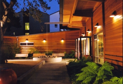 Courtyard at Northside Community Center in San Jose, California.