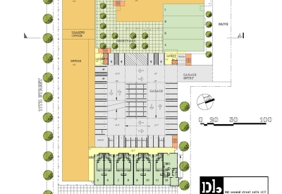 Floor plan for Metro Lofts.