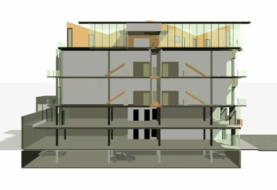 Sectional diagram for 370 Townsend Street.