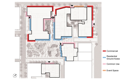 Diagram of active edges for Brady Block development in San Francisco.