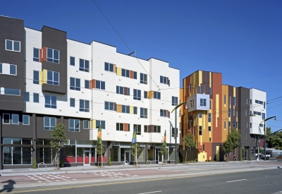 Exterior view of Armstrong Place Senior in San Francisco.