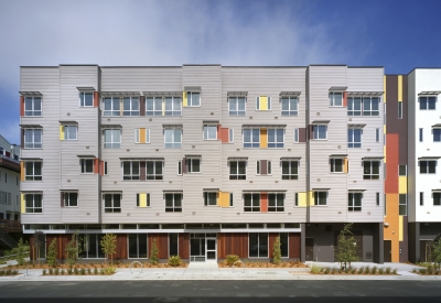 Elevation exterior at Armstrong Place Senior in San Francisco.