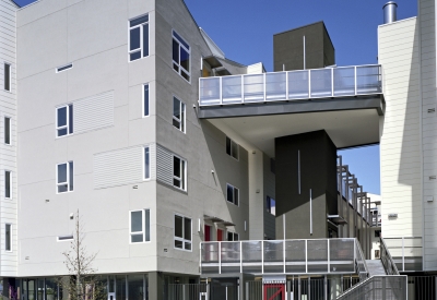 Exterior view of the entrance to Armstrong Place in San Francisco.