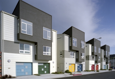 Duplex townhomes at Armstrong Place in San Francisco.
