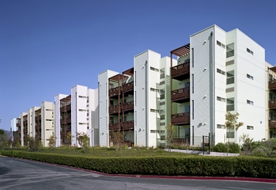 Exterior view of Paseo Senter in San Jose, California.