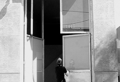 Large 3 leaf Dutch doors at Indiana Industrial Lofts in San Francisco.